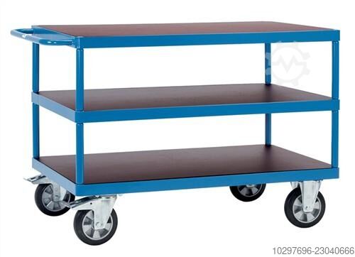 Table trolley with 3 shelves - 1 unit  