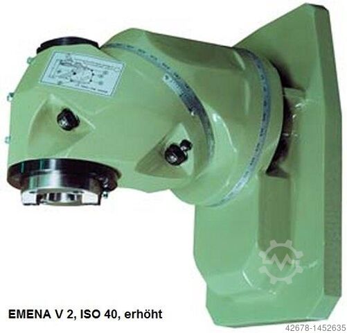 Universal milling head EMENA V 2 - ISO 40 erhöht
