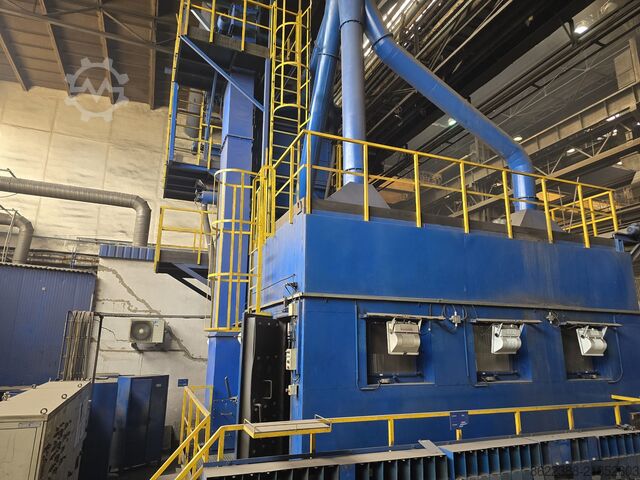 Wheel blast machine with filter Technical Nowa Sól OWPS 4,3x3,8x3,0