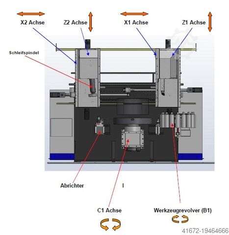 CNC Lathe Buderus BV 1250