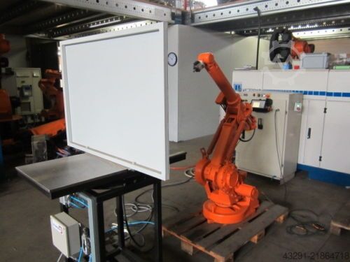 Industrial robot ABB Robotics IRB 1400 S4C + M2000 mit Drehtisch