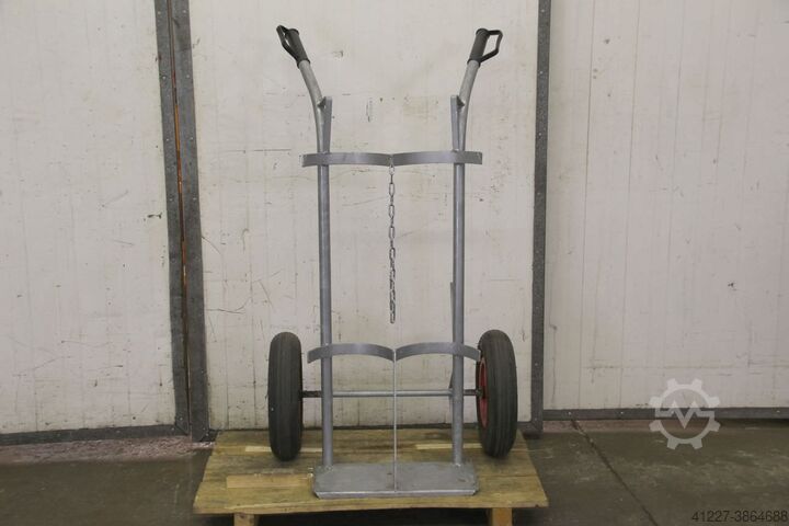 Gas cylinder transport trolley Promat verzinkte Ausführung