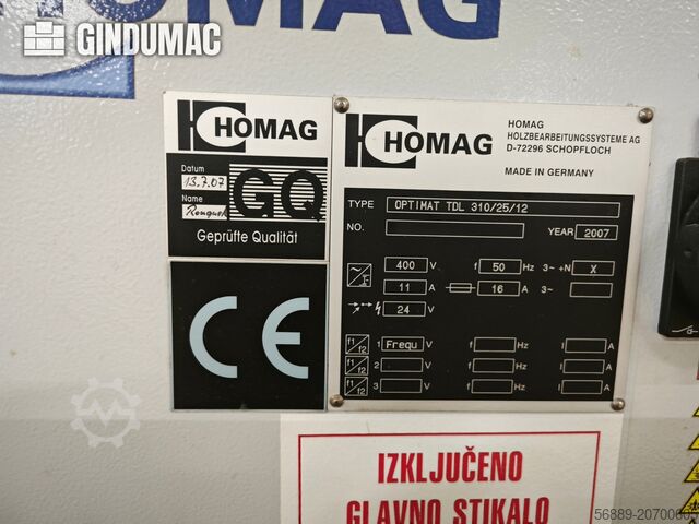 Komplette Produktionslinie (Holz) HOMAG WEEKE industrial production line for high-volume panel processing and edge-banding