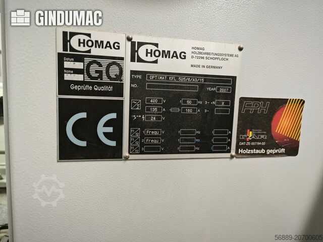 Komplette Produktionslinie (Holz) HOMAG WEEKE industrial production line for high-volume panel processing and edge-banding