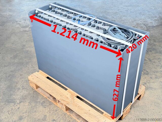 Forklift battery 48V 5PZS 625AH - DIN C Genkinger EG30 - Nichiyu FBRW20 Akku Garantie