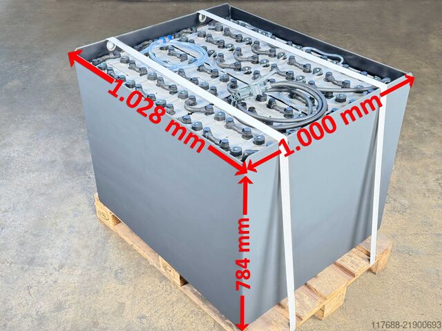 Forklift battery 80V 6PZS 930Ah - DIN A Linde E100/120/140/150/160/180 E35/E40/E45/E50 K-P - Still RX - Jungheinrich EFG