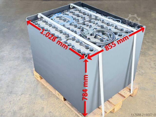 Forklift battery 80V 5PZS 700AH - DIN A Linde E25/E30/E35/E40/E45 - K12 P250 - Jungheinrich EFG 430 - Crown - Crown TSP
