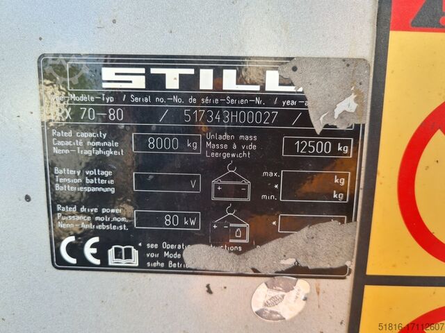 Gabelstapler STILL RX 70-80