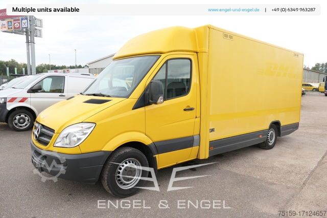 Box van mercedes-benz SPRINTER 310 CDI MAXI EURO-5 KOFFER REGALE KAMERA DURCHGANG