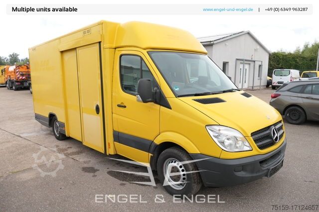 Box van mercedes-benz SPRINTER 310 CDI MAXI EURO-5 KOFFER REGALE KAMERA DURCHGANG
