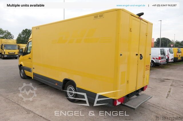 Box van mercedes-benz SPRINTER 310 CDI MAXI EURO-5 KOFFER REGALE KAMERA DURCHGANG