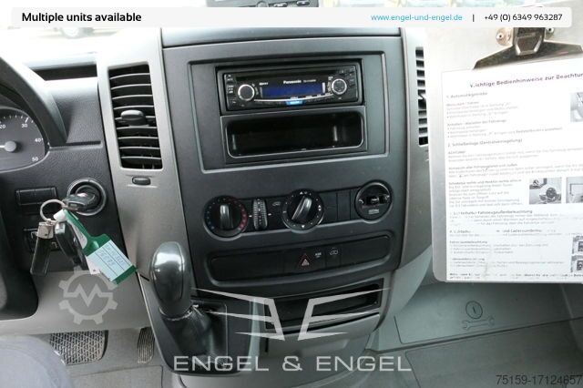 Box van mercedes-benz SPRINTER 310 CDI MAXI EURO-5 KOFFER REGALE KAMERA DURCHGANG