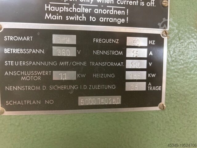 Veneer press Buerkle U250/130