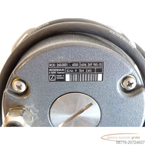 Komponente Heidenhain ROD 260 . . 269965-35 SN:9184240 - ! -