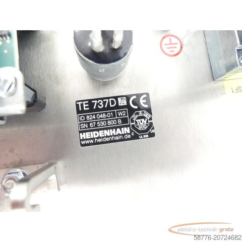 Component Heidenhain TE 737D Tastatur ID 824 048-01 W2 SN 67530800B -  -