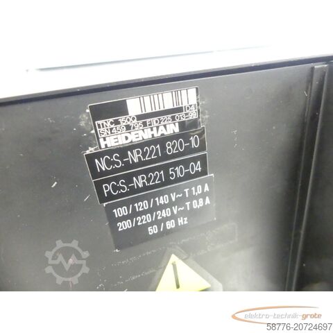 Component Heidenhain TNC 150Q  . 225 013-99 SN:459795F - generalüberholt mit 3 Monaten Gewährleistung-
