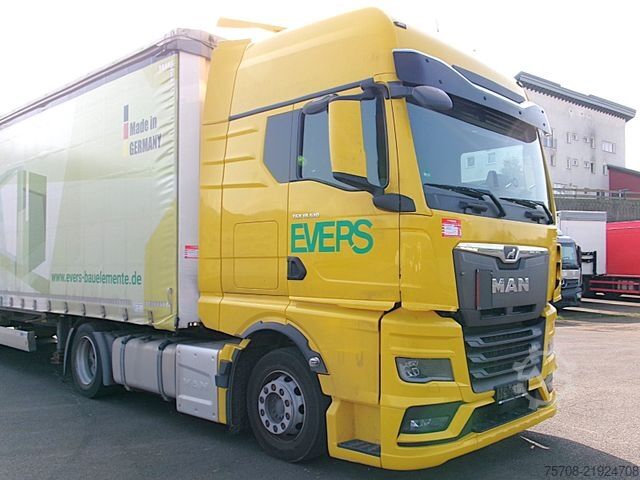 Volume tractor unit MAN 18.510 TGX*HubKuppl.*GX*kpl. mit Megatrailer*MSH