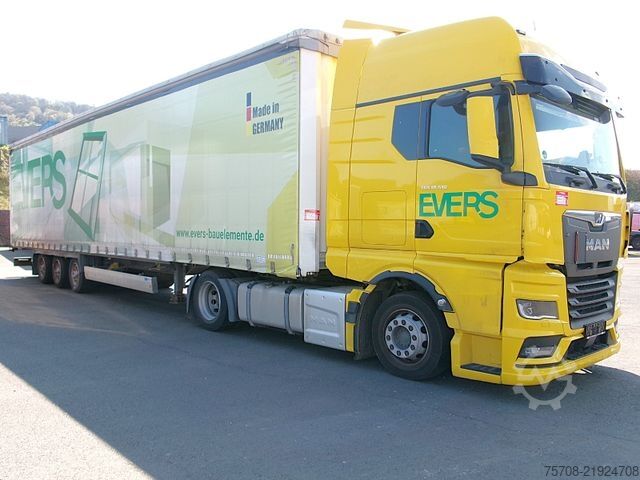Volume tractor unit MAN 18.510 TGX*HubKuppl.*GX*kpl. mit Megatrailer*MSH
