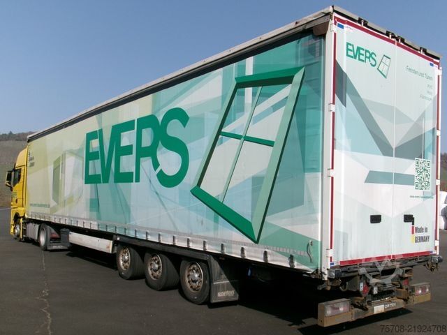 Volume tractor unit MAN 18.510 TGX*HubKuppl.*GX*kpl. mit Megatrailer*MSH
