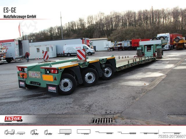 Tieflader-Sattelauflieger GOLDHOFER 3-Achs-Tiefbett 3x12 t