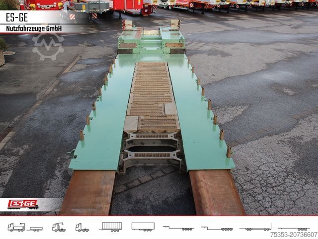 Tieflader-Sattelauflieger GOLDHOFER 3-Achs-Tiefbett 3x12 t