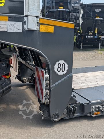 Low loader semitrailer DOLL 2- Achs Tiefbett Tera mit überfahrbarem Heck
