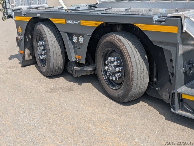Low loader semitrailer DOLL 2- Achs Tiefbett Tera mit überfahrbarem Heck