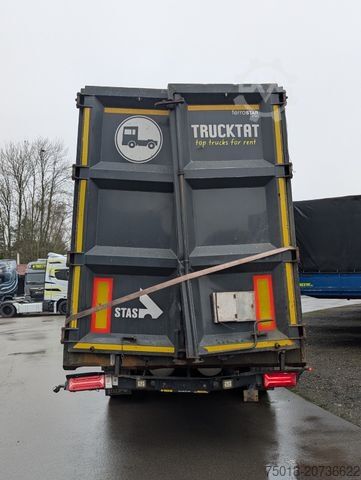 Kipper Auflieger STAS HardoX Stahl 86 m³, Liftachse, ALCOA, Unfaller