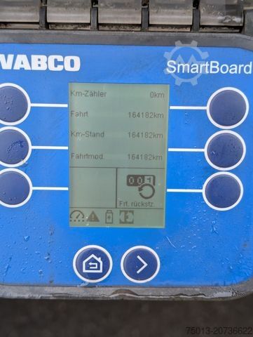 Kipper Auflieger STAS HardoX Stahl 86 m³, Liftachse, ALCOA, Unfaller