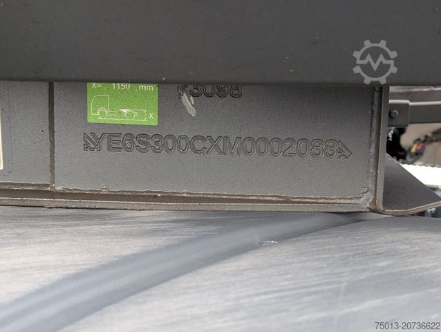 Kipper Auflieger STAS HardoX Stahl 86 m³, Liftachse, ALCOA, Unfaller