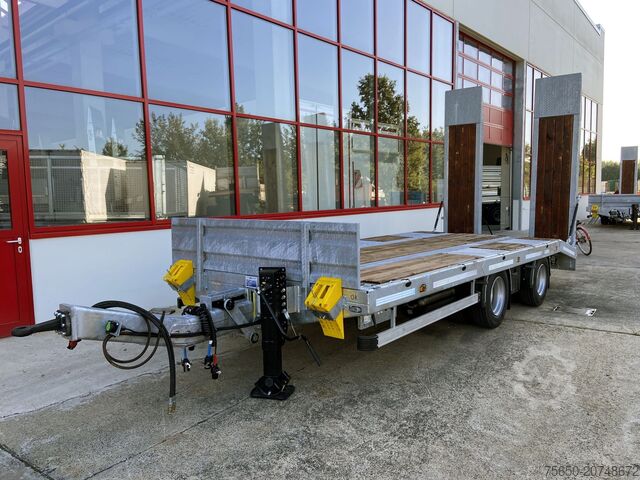 Tieflader Anhänger Möslein TT21-7,2 Hydr 21 t Tandemtieflader, hydr. Rampen, NEU