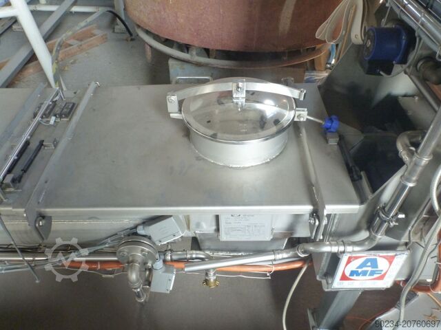 Gebrauchter Doppelschnecken-Kühlförderer von AMF, Modell HDS 250 x 3500 AMF HDS 250 x 3500