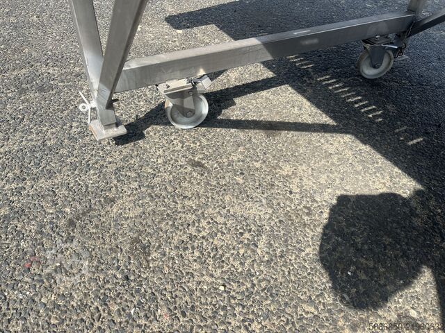 Stainless steel roller inspection conveyor  