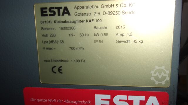Lötrauchabsaugung ESTA KAF 100