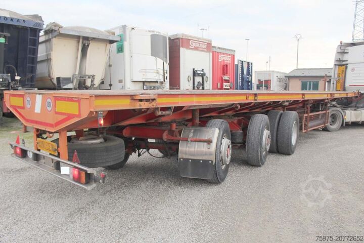 Open semitrailer capperi semirimorchio pianale allungabile 20m