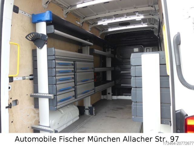 Kastenwagen hoch VOLKSWAGEN Crafter Kasten 35 mittellang HochdachAHK Sortimo