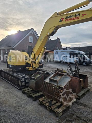 Minibagger YANMAR VIO75 4X LOFFEL UND GREIFER