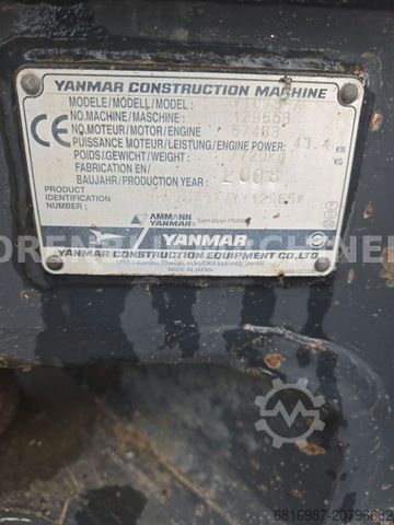 Minibagger YANMAR VIO75 4X LOFFEL UND GREIFER