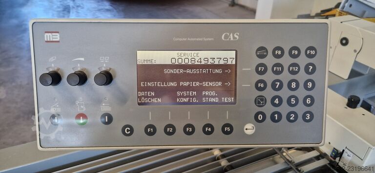 Folding machine CAS 52, 2-unit, stand-alone version MB Bäuerle CAS 52