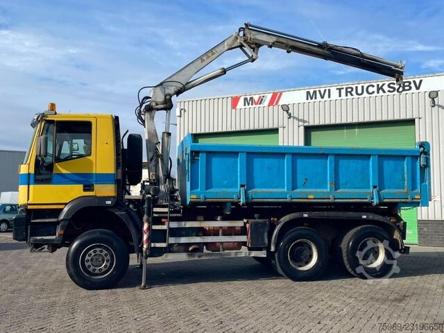 Iveco MP380 E34W 6x6, Kran 4200 kg, Manuell, Zapfwelle, Hydraulik MVI2223 Iveco MP380 E34W 6x6, CRANE 4200 kg, Manual , PTO, Hy...
