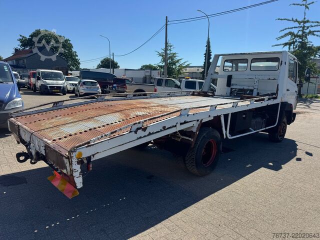 Car carrier van Mercedes-Benz LK 814 **6CYLINDER-FULL STEEL**