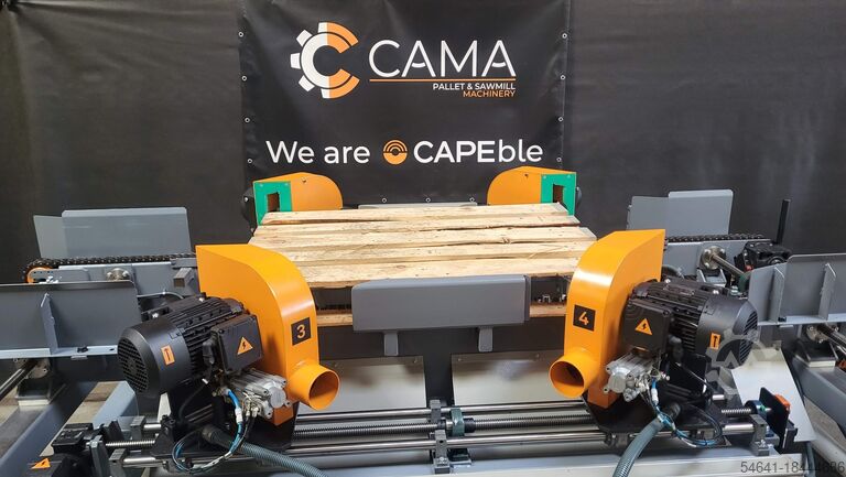 Pallet production machine CAPE M2Y BRANDING MODULE + CORNER CUT MODULE