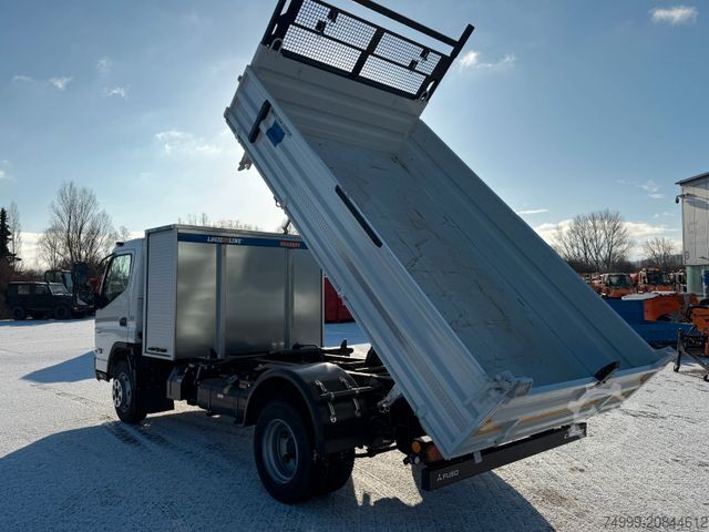 Dreiseitenkipper LKW FUSO Canter 9C18 Meiller Road Box Tageszulassung