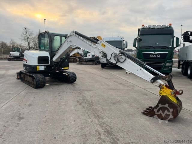 Minibagger BOBCAT E62 * 1 X LÖFFEL * KLIMA * EINSATZBEREIT *