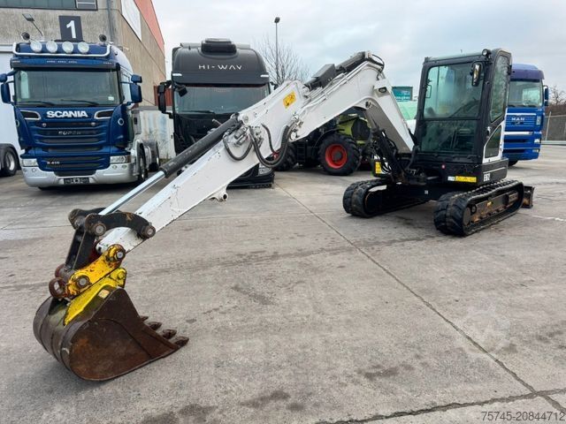 Minibagger BOBCAT E62 * 1 X LÖFFEL * KLIMA * EINSATZBEREIT *
