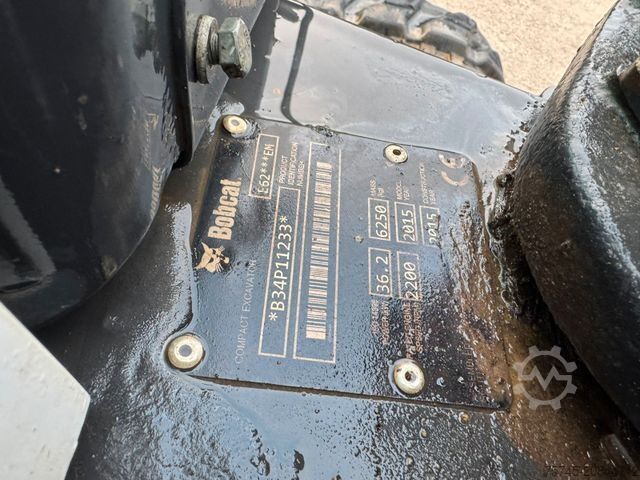 Minibagger BOBCAT E62 * 1 X LÖFFEL * KLIMA * EINSATZBEREIT *