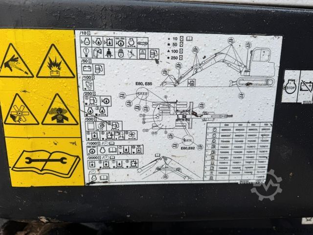 Minibagger BOBCAT E62 * 1 X LÖFFEL * KLIMA * EINSATZBEREIT *