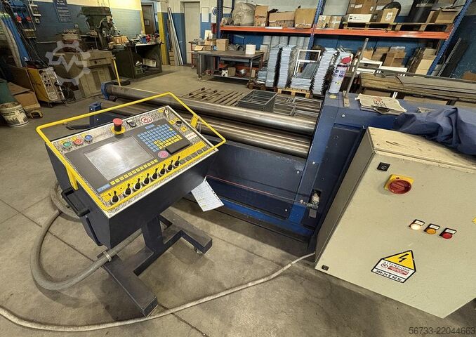 Hydraulic four-roll bending machine MG 2050 x 4 / 2 mm CNC