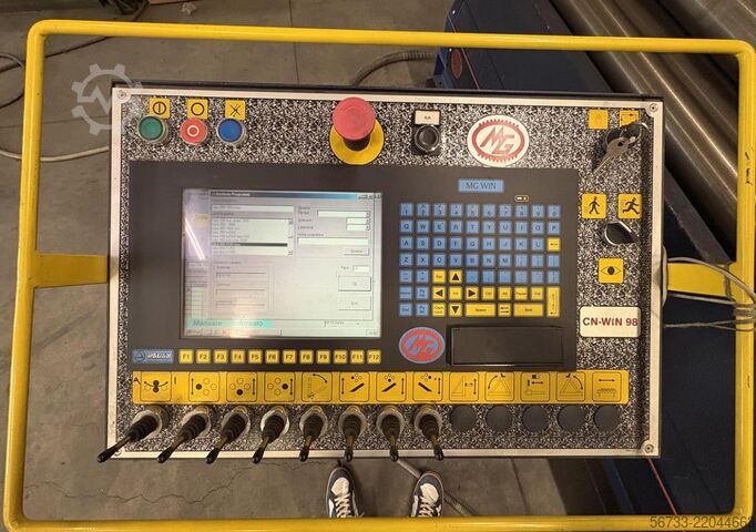 Hydraulic four-roll bending machine MG 2050 x 4 / 2 mm CNC