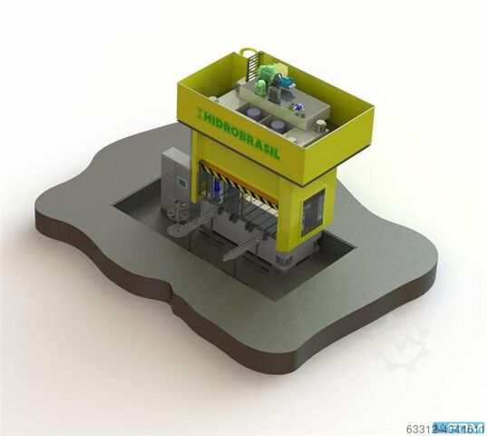 Four Column Press - Hydraulic Hidrobrasil 4 Säulenpresse 250T